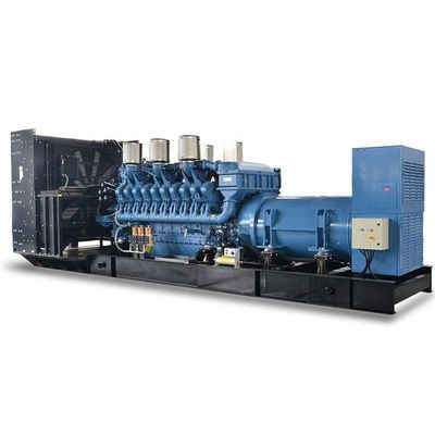 Motor MTU 12V2000G25 Generador diesel silencioso 550KW 690KVA para el suministro de energía