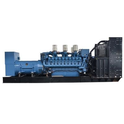 Motor MTU 12V2000G25 Generador diesel silencioso 550KW 690KVA para el suministro de energía