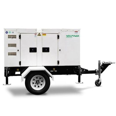 Generadores diésel móviles de tipo silencioso de 100 kVA de 80 kW de potencia nominal Frecuencia 50 Hz/60 Hz