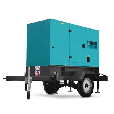 Operación de campo 250KVA Conjunto de generador diesel de tipo remolque con motor Perkins 1106D-E70TAG5